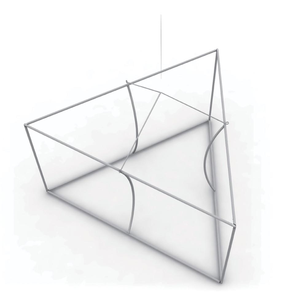 8ft Hanging Banner Triangle — Frame Only / Double Sided